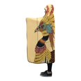 thumbnail image 1 of HATIART Hooded Blanket Boho Peacock Bird Throw Blanket 56x80 inch, 1 of 3
