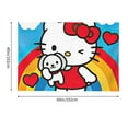thumbnail image 3 of Hello Kitty Tapestry, Wall Hanging Tapestry, Wall Art Tapestries Poster, Home Decor For Bedroom Living Room Dorm, 60"X40", 3 of 8