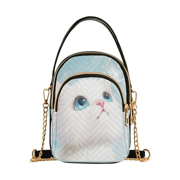 DIXRUYEE Cross Body Fashion Shoulder Waist Purse Bags Curious Eyes Pocket Handbags