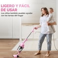 thumbnail image 2 of Aspiradora Con Cable INSE - Ultraligera y Sin Bolsa, Color Rosa, Ideal para Hogar, Suelos Duros, Alfombras, Pelo de Mascotas y Coche, 2 of 9