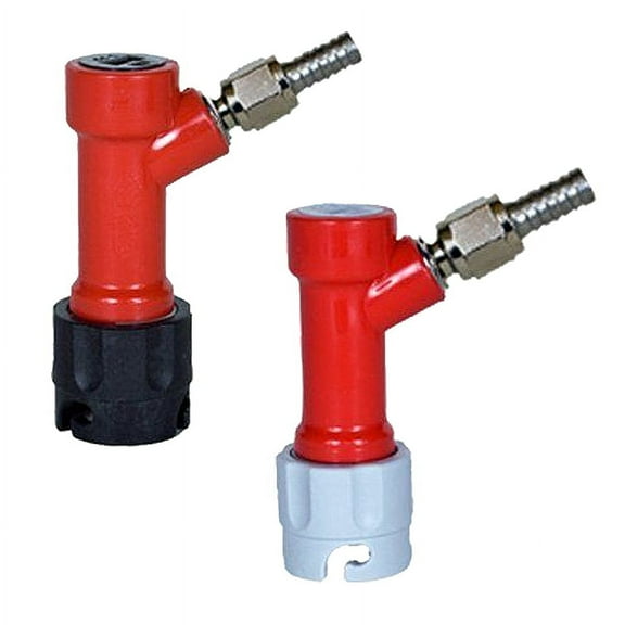 PIN LOCK Keg Disconnect Set Stainless Barb Swivel Adapters 1/4 Liquid 5/16 Gas