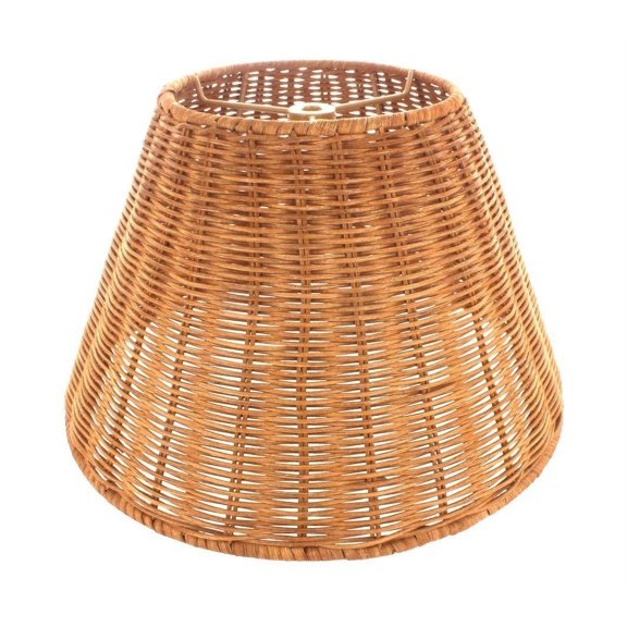 Medium Brown Wicker 12 Inch Empire Lampshade 6x12x8