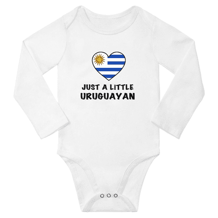 

Just a Little Uruguayan Baby Long Sleeve Bodysuit (White 24 Months)