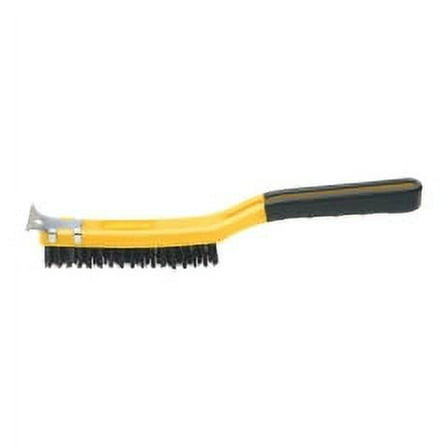 2PC Allway Allway - SB319 - 1 in. W x 13.5 in. L Carbon Steel Wire Brush with Scraper