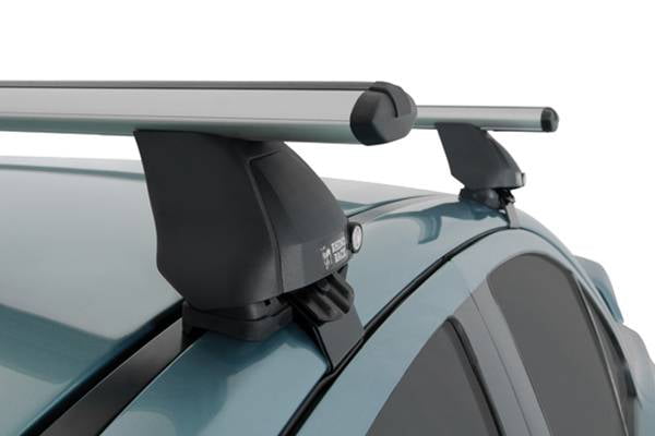 RE/&AR Tuning Roof Rack fits Mitsubishi Lancer 2008-2017 Cross Bars Rail Carrier Aluminum Gray Rain Gutter