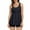Black, variant on UTSJKR Tankini Swimsuit for Women 2026 Two Piece Bathing Suits Babydoll Peplum Cami Top with Boyshorts Tummy Control Swimwear Black M