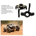 thumbnail image 1 of Baohd 2pieces Aluminum Alloy Steering Hub Carrier For AXIAL 1/10 ROCK RACER 90026 RC Part Upgrade Part Hop-ups AX31001 Silver, 1 of 6