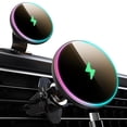 thumbnail image 1 of Cargador de coche MOKPR inalámbrico de 15 W con RGB para iPhone 14, 1 of 8