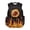 Baseball Pattern, variant on Vivid Flame Print Breathable Backpack with Padded Straps Multiple Compartments School Bags, Multi-Pockets 17 Inch School Backpack for Elementary School Camping