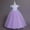 Purple, variant on LADIGASU Children Dress Girl Puff Sleeve Princess Dress Long Sequin Dress Canonicals