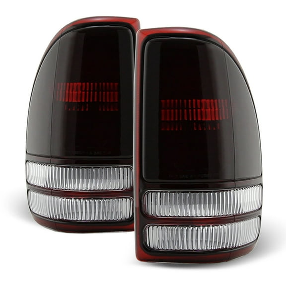 1997-2004 Dodge Dakota [OE Style] Dark Smoked Tail Lights Brake Lamps Left Right