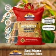 thumbnail image 4 of Rani Red Matta Indian Rice 160oz (10lbs) 4.54kg Cloth Bag ~ All Natural | Gluten Friendly | Vegan | Kosher | Export Quality | Indian Origin, 4 of 10