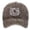 Coffee, variant on Men’s Baseball Cap Tiger Head Embroidered Pattern Vintage Washed Cap Adjustable Outdoor Sports Caps