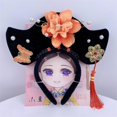 thumbnail image 1 of Diadema de rejilla de estilo chino para Año Nuevo, tocado de princesa de estilo palaciego, borla de flor de mariposa antigua, bandera para la cabeza, 1 of 6