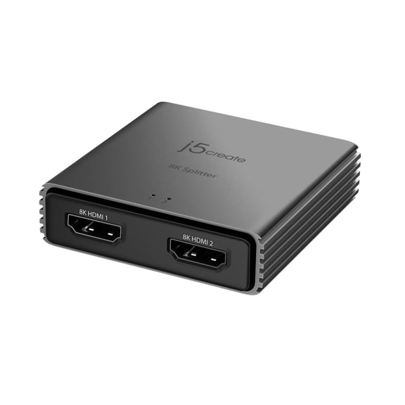j5create 8K HDMI 2.1 2-Way Splitter, JDSH812