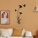 thumbnail image 5 of Adhesivos decorativos con diseño floral para salón, dormitorio y baño. Decoración estética para el hogar. Material acrílico. Impresionante decoración de pared., 5 of 5