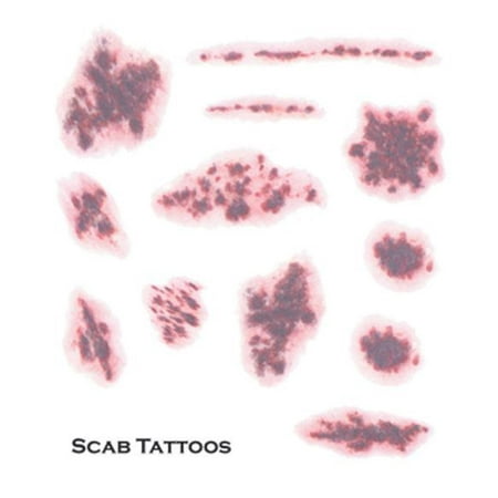 Tinsley Transfers Scab Makeup Temporary Tattoo FX