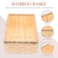 thumbnail image 3 of Yongwei Bamboo Basket Household Dried Fruit Bread Basket Bamboo Weaving Basket, 3 of 10