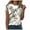 White, variant on Rotm T Shirts for Women Loose Fit Womens Fancy Blouse Carnival T-shirts Mask Print Tunic Theme Party Round Collar Tee White,2XL