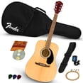 thumbnail image 3 of Fender FA-125 Dreadnought Acoustic Guitar - Natural w/ Gig Bag, 3 of 9