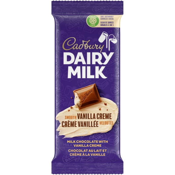 Cadbury Dairy Milk Crème Vanillée Veloutée 95g