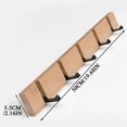 thumbnail image 3 of WREESH Piano Wooden Coat Racks, Piano Hooks Coat Rack, Wall-Mounted Wooden Coat Hook, 3 of 9
