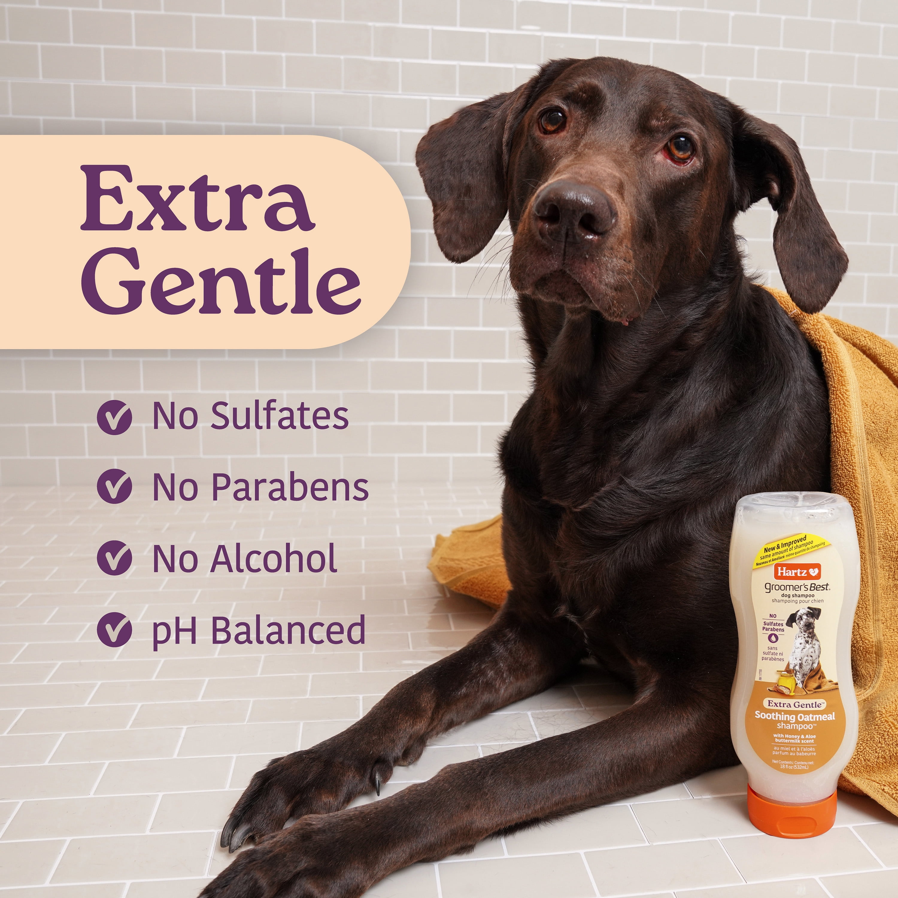 Hartz Groomer's Best Oatmeal Shampoo, 18 Fl Oz