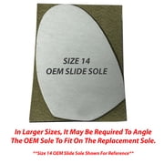 Perforated White Microfiber (S6) Replacement Slide Sole
