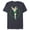 Navy Heather, variant on Tinker Bell Ring of Shamrocks St. Patrick's Day - Short Sleeve Blended T-Shirt for Adults - Customized-Ocean Blue