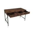 thumbnail image 3 of AGHDECO Orman Transitional Particle Board/Wood Desk in Walnut, 3 of 5