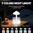 thumbnail image 3 of HLONK Rain Cloud Humidifier Drip with Adjustable LED Lights  Remote Control  7 Color Options  White Noise Humidification  Desktop Fountain  Bedtime Sleep Relaxation, 3 of 7