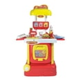 thumbnail image 1 of Juguete Infantil Set Accesorios Cocinita Tocador Tienda Comida Rápida Rojo Lup Toys LUP280 Kit Si, 1 of 1