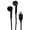 Black, variant on onn Earbuds with USB-C Connector, White