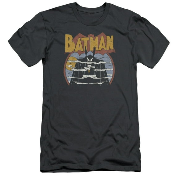 DC Comics Foggy S/S Adult 30/1 T-Shirt Charcoal