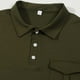 thumbnail image 3 of Blusa y camisa de manga larga con cuello vuelto para hombre, informal, de moda, con botones y bolsillo., 3 of 4