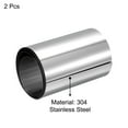 thumbnail image 3 of Uxcell 0.1x100x1000mm 304 Stainless Steel Roll Sheet Fine Plate Sheet Foil, Silver Tone 2 Pack, 3 of 5