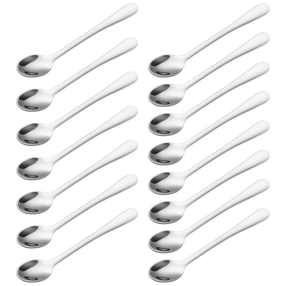 ACDANC 15Pcs Tiny Stainless Steel Spoons for Spice Jars 3" Reusable Mini Condiment Spoons Cute Seasoning Little Spoon for Sugar Salt Spices Dessert