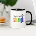 thumbnail image 3 of CafePress - I Can't Even Think Straight Mug - 11 oz Ceramic Mug - Novelty Coffee Tea Cup, 3 of 4