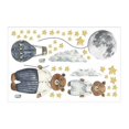 thumbnail image 1 of 2Pcs Playfull Cartoon Wall Sticker Set for Whimsical Room Decoration, 1 of 3