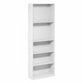 thumbnail image 5 of Furinno JAYA 5-Tier Open Storage Bookshelf 9.5x24.6x71.1 White, 5 of 5