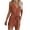 Orange, variant on Women's Summer Sleeveless Button Down Romper Deep V Neck Solid Belt Casual Loose Comfy Shorts Jumpsuits with Pockets