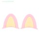 thumbnail image 1 of LovelydahliaBI 2pc Casco De Motocicleta Orejas De Gato Lindo Estilo De Decoración Accesorio Universal Nice huangjie unisex, 1 of 2