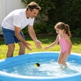 thumbnail image 4 of Water Sport Bouncing Ball, Inflatable PVC Pool Beach High Bounce Water T'oy for K'ids Adults Outdoor Swimming Pool Family Game Yellow, 4 of 6
