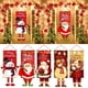 thumbnail image 3 of Bandera colgante de Navidad para puerta de porche, decoraciones navideñas para el hogar, adornos, regalos de Navidad, decoración de Año Nuevo, 2023, 2024, 3 of 4