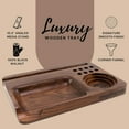 thumbnail image 4 of Blunt Father - Black Walnut Wood Tray, 4 of 9