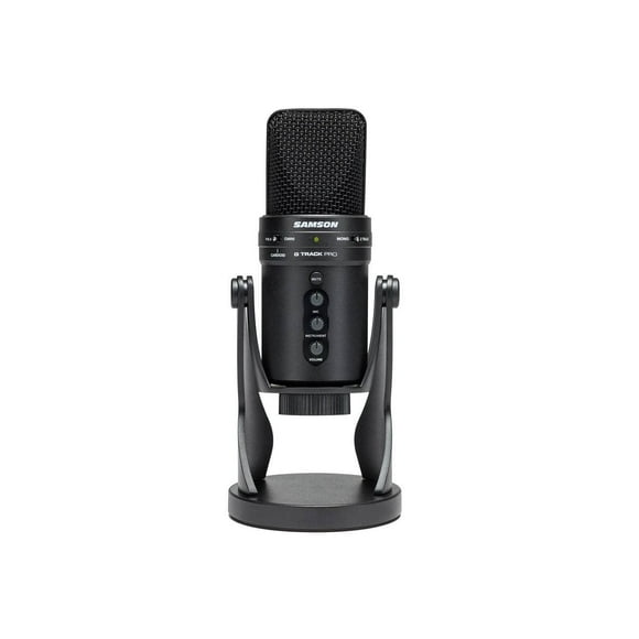 Micrófono de condensador USB Samson G-Track Pro con interfaz de audio