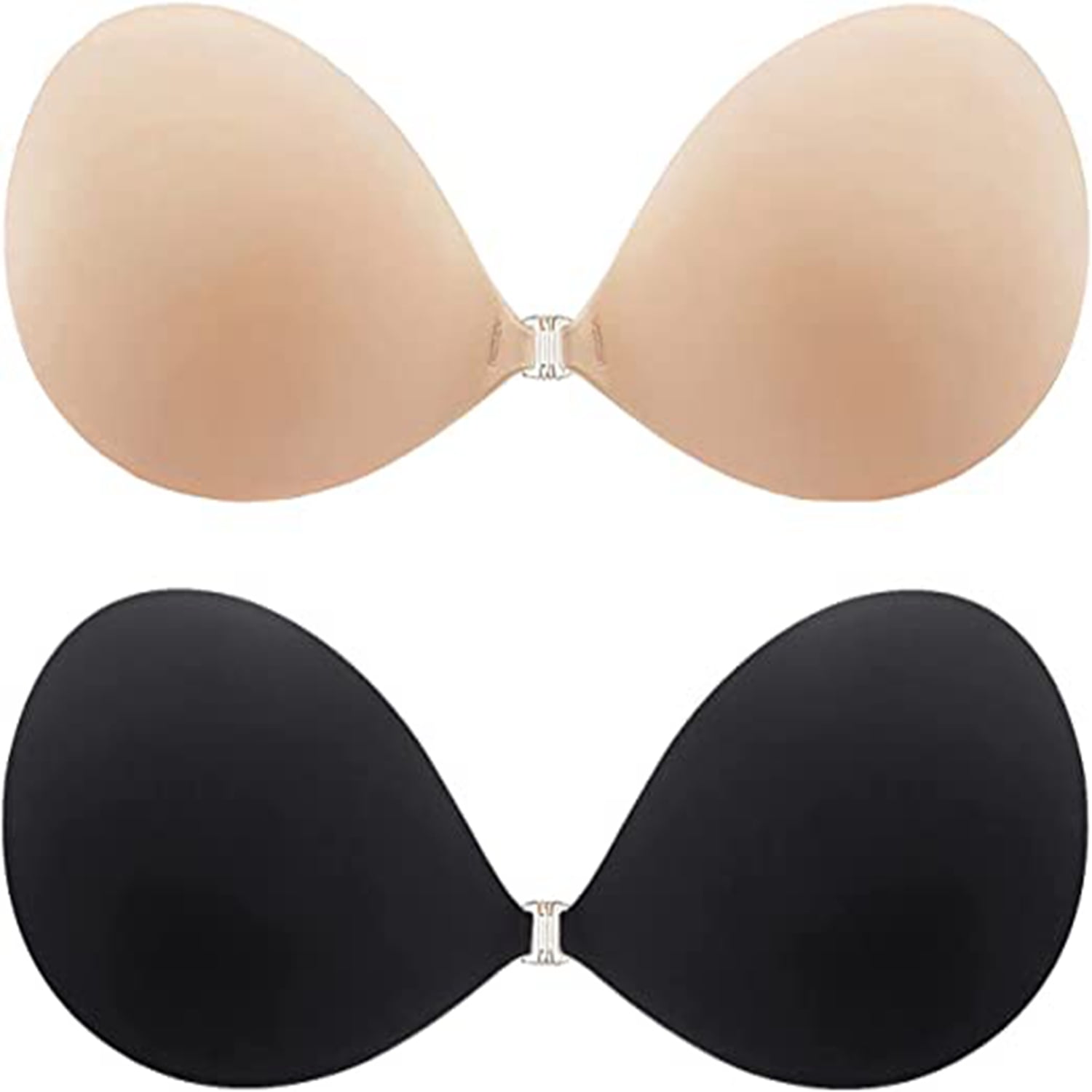 JEFFENLY Bra and Bikini Gel Inserts for Summer Waterproof Silicone Triangle  Push-Up Breast Pads Swimsuit and Bra Inserts Enhancement Falsies Bikini Pads  