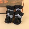 thumbnail image 3 of jiaroswwei 4Pcs/Set Dog Cat Winter Warm Rain Boots Protective Pet Sports Anti-Slip Shoes, 3 of 8