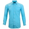 thumbnail image 2 of Manchester Camisa de Vestir Slim Fit  Aqua, 15.5" Cuello 32" Manga Manchester 59954A, 2 of 4