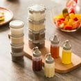 thumbnail image 2 of 4pcs Plastic Sauce Squeeze Bottle Mini Seasoning Box Salad Dressing Containers Outdoor Portable Barbecue Spice Jar Kitchen Tool, 2 of 10